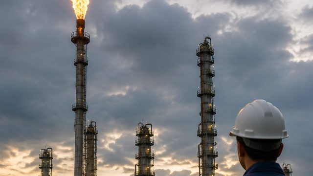 Gas Flaring Increases for Thir